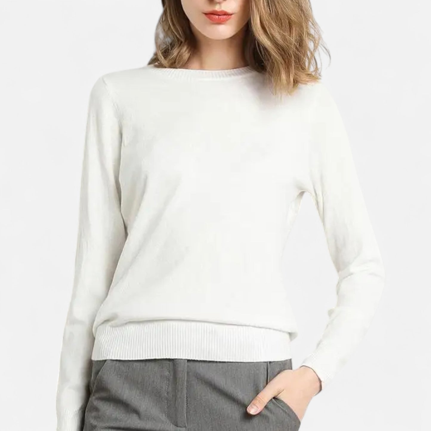 La Cartiera | Women’s Merino Wool Crewneck Sweater