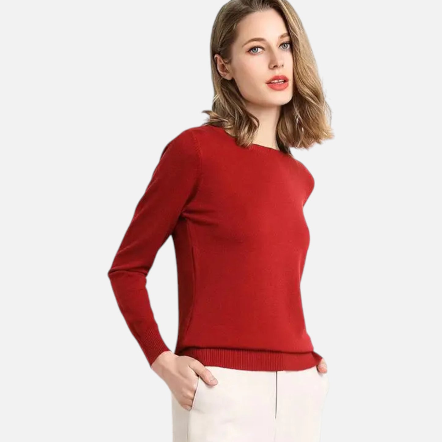 La Cartiera | Women’s Merino Wool Crewneck Sweater