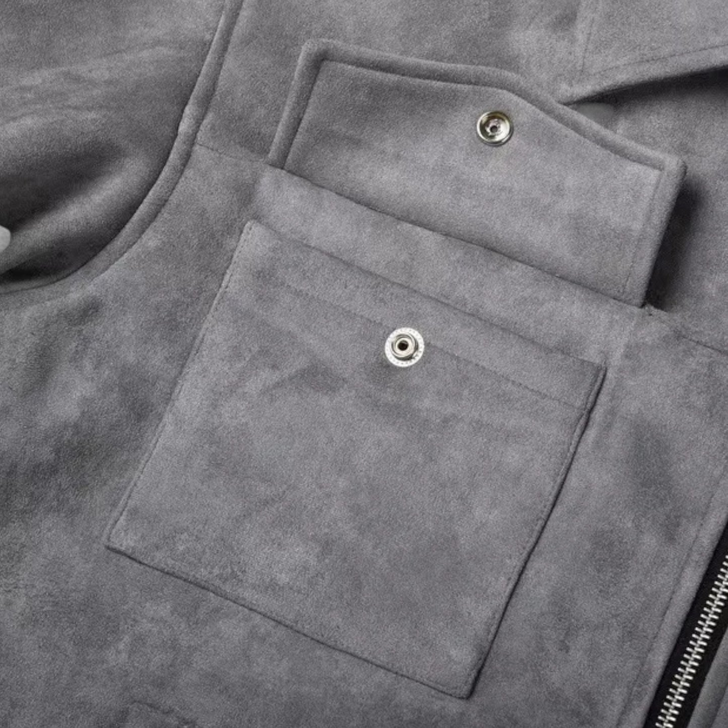 La Cartiera | Men’s Oversized Suede Zip Jacket