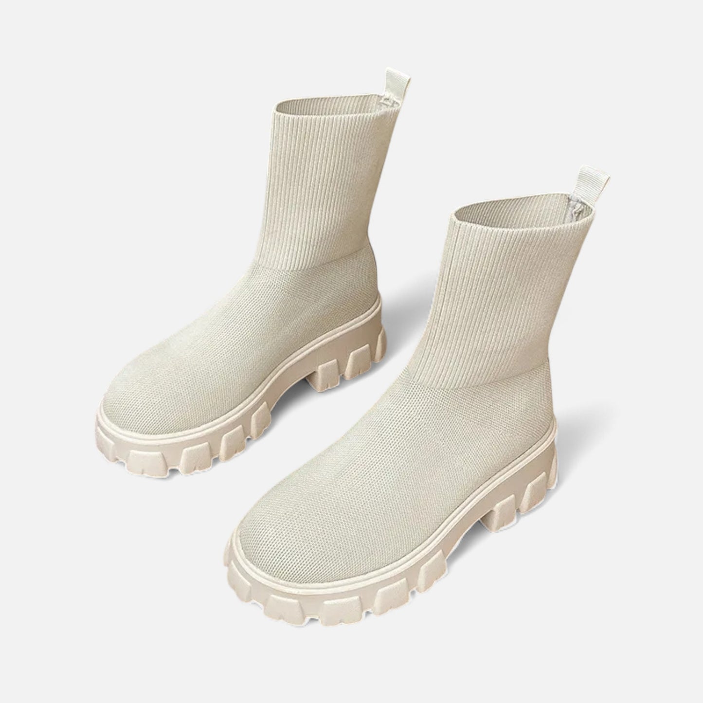 La Cartiera | Women’s Square-Heel Mid-Tube Martin Boots