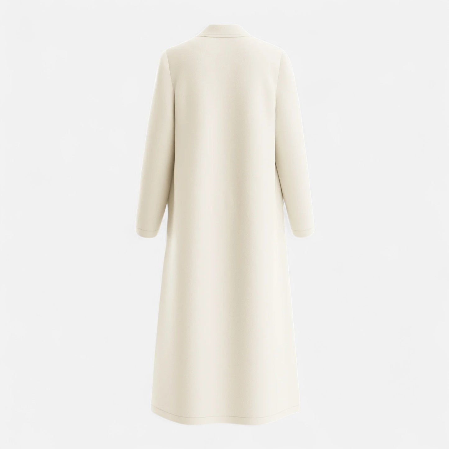 La Cartiera | Women’s Plain White Lapel Coat