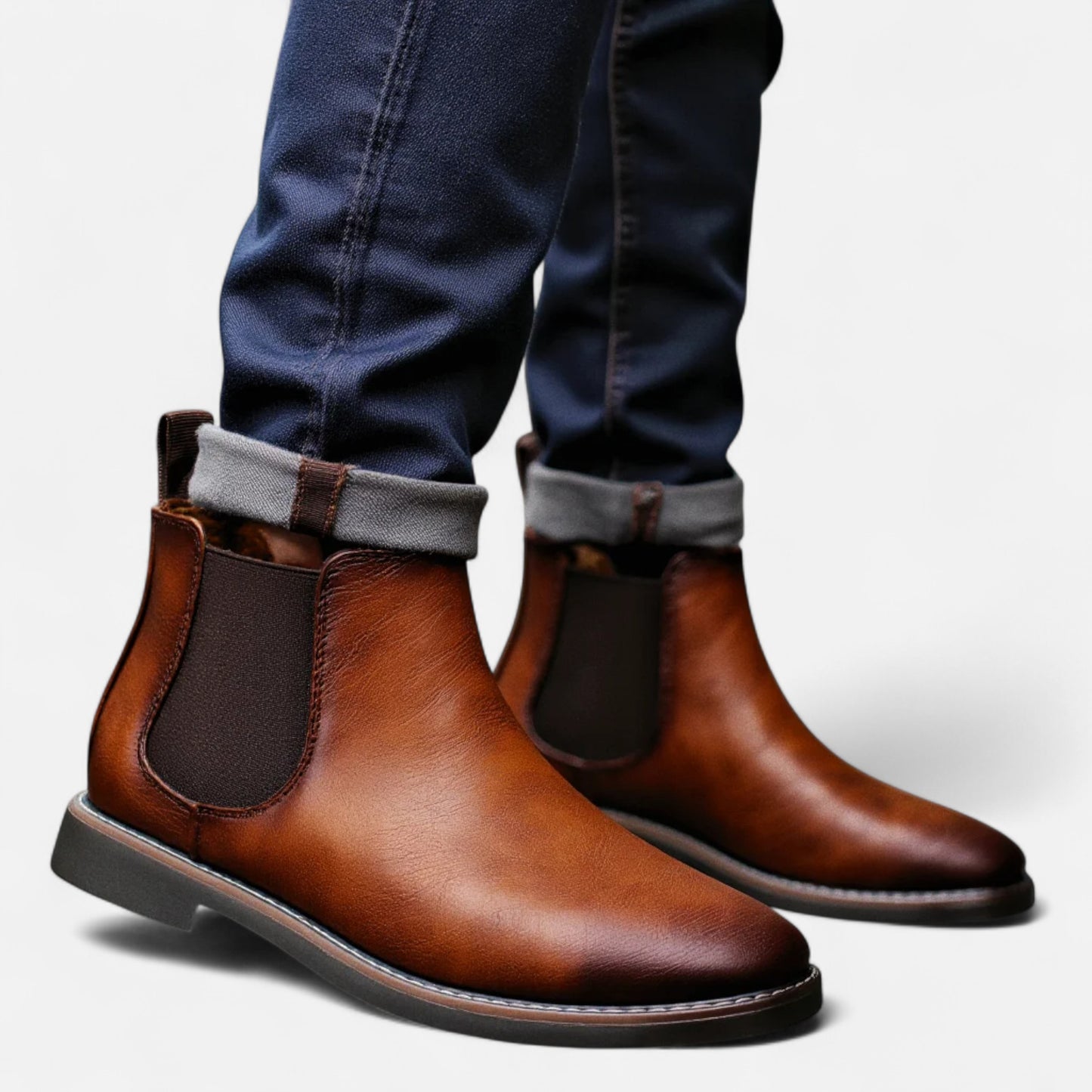 La Cartiera | Men's Classic Leather Chelsea Boots