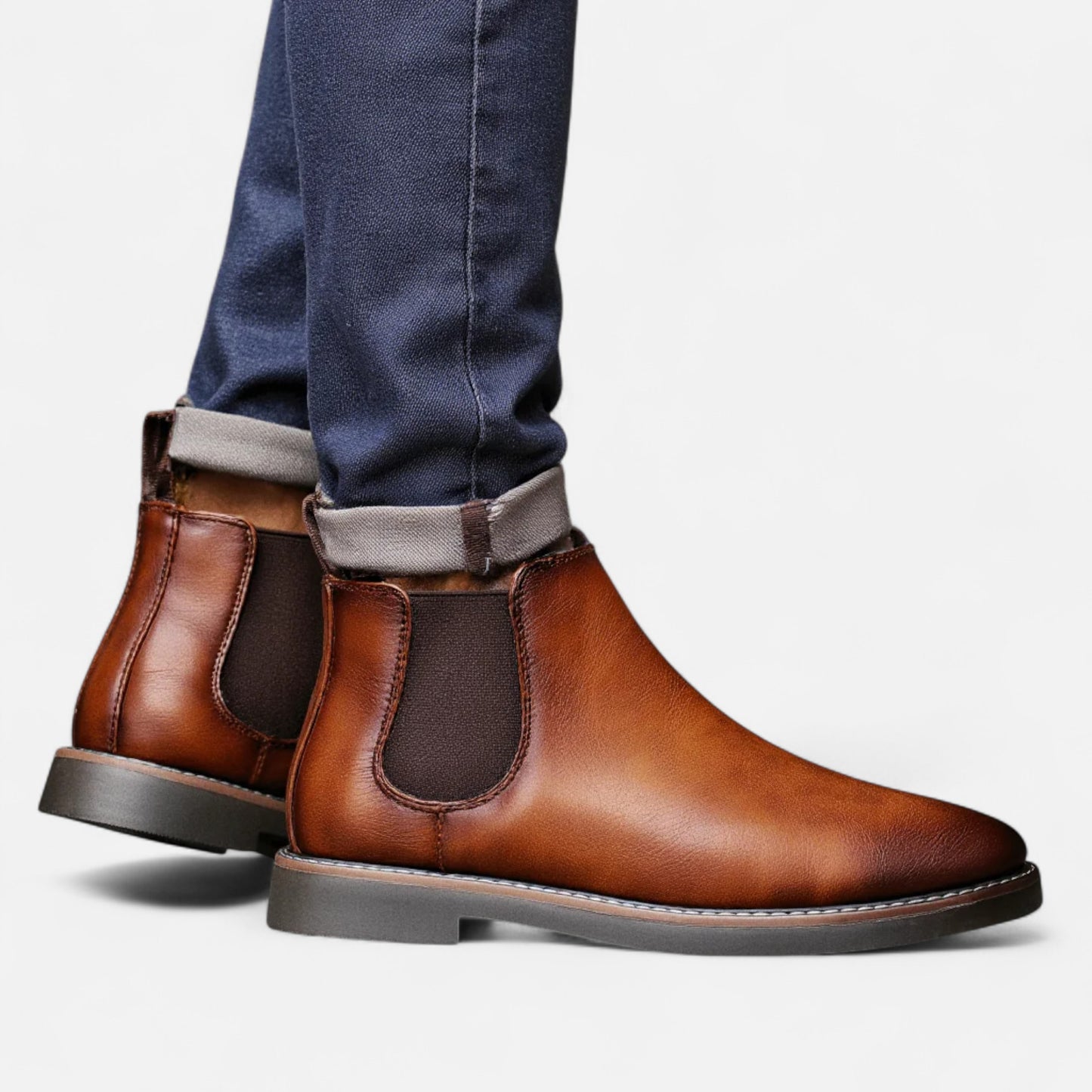 La Cartiera | Men's Classic Leather Chelsea Boots