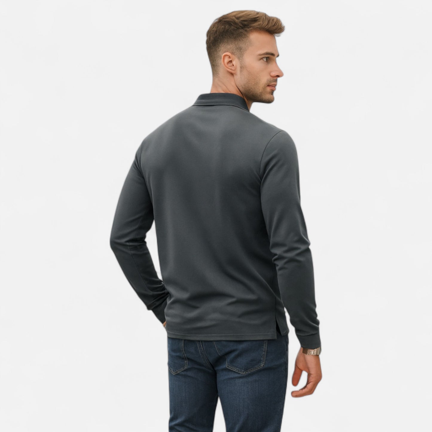 La Cartiera | Men’s Long-Sleeve Quick-Dry Polo Shirt