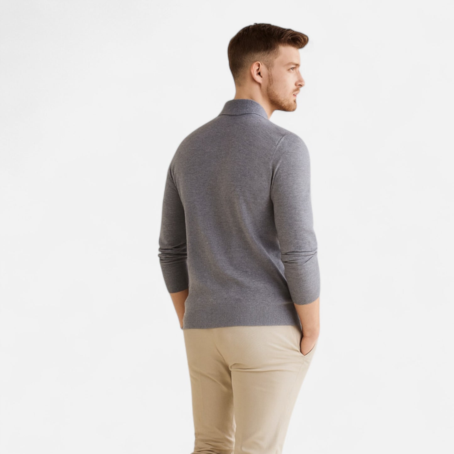 La Cartiera | Men’s Cashmere Knit Polo Sweater