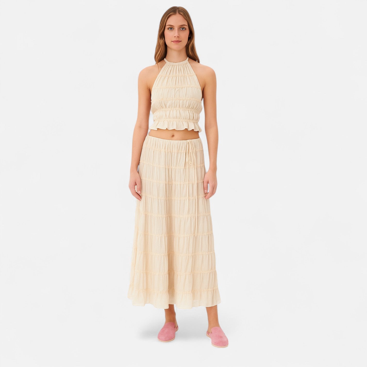 La Cartiera | Backless Two-Piece Matching Set