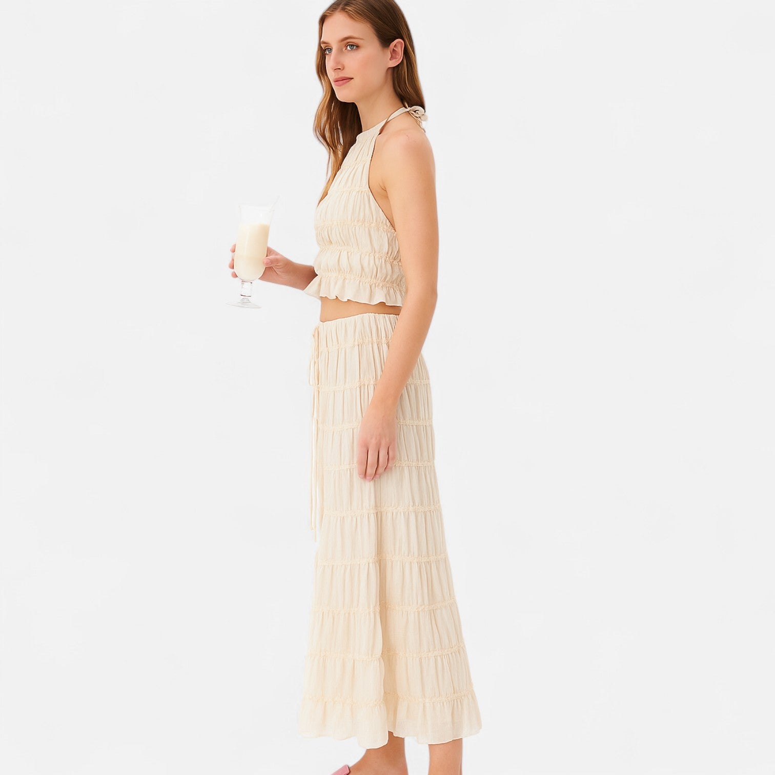 La Cartiera | Backless Two-Piece Matching Set
