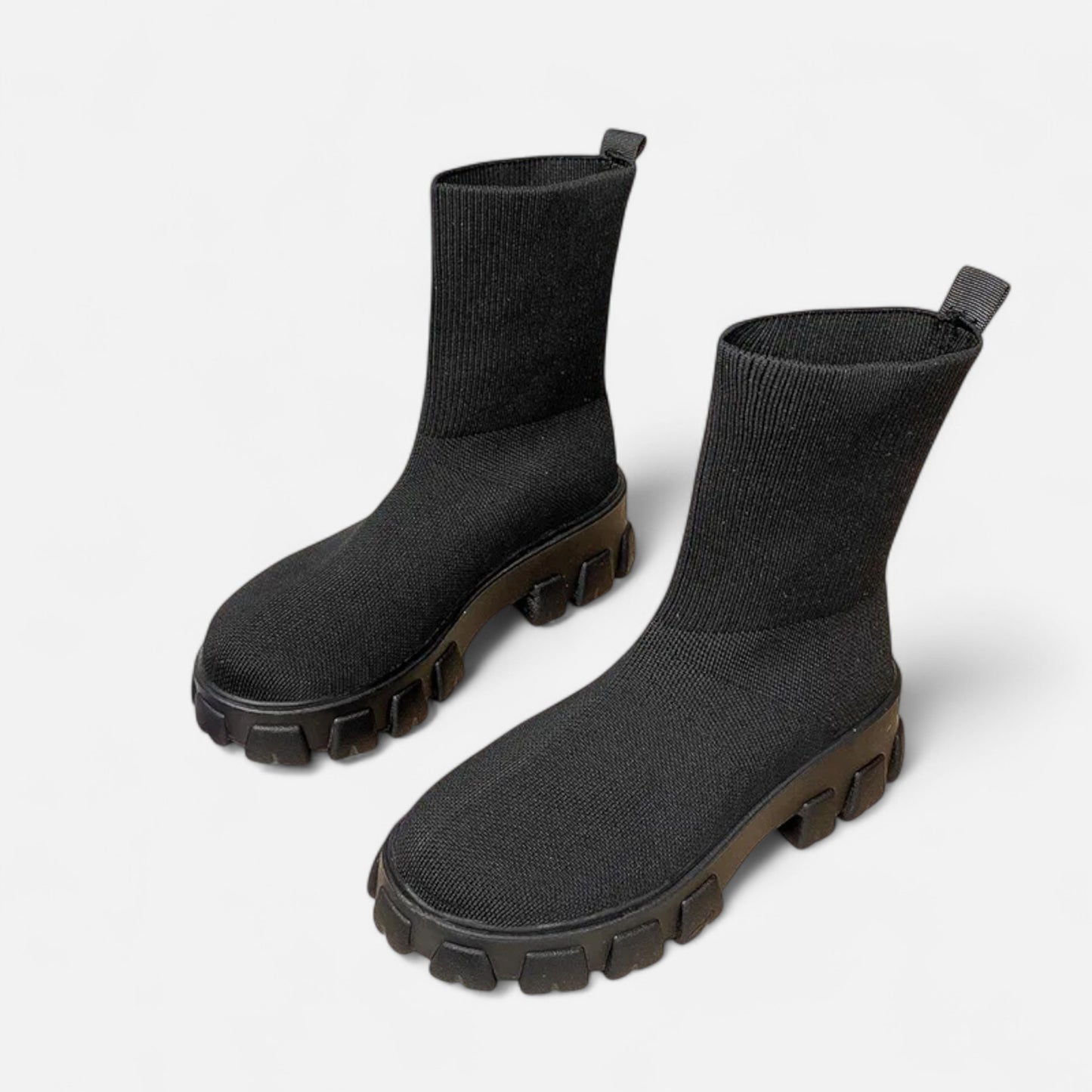 La Cartiera | Women’s Square-Heel Mid-Tube Martin Boots