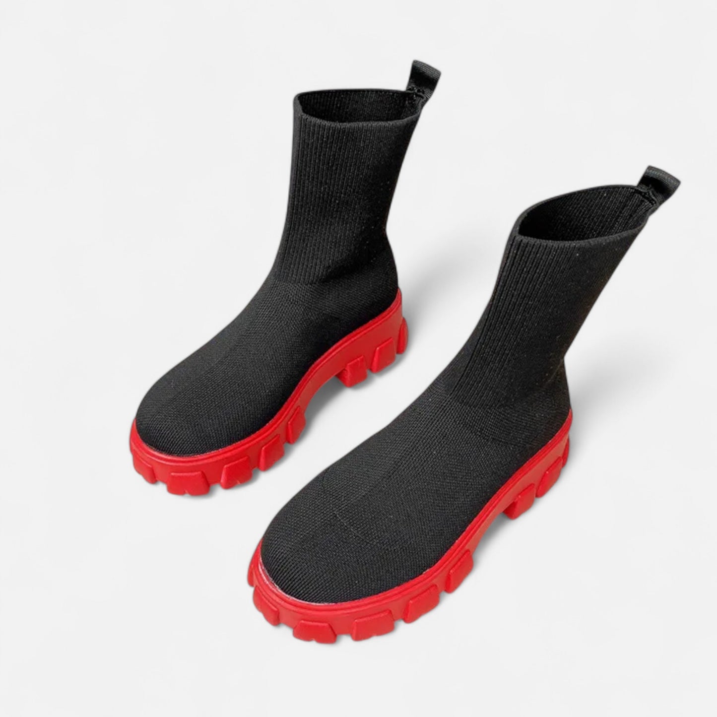 La Cartiera | Women’s Square-Heel Mid-Tube Martin Boots