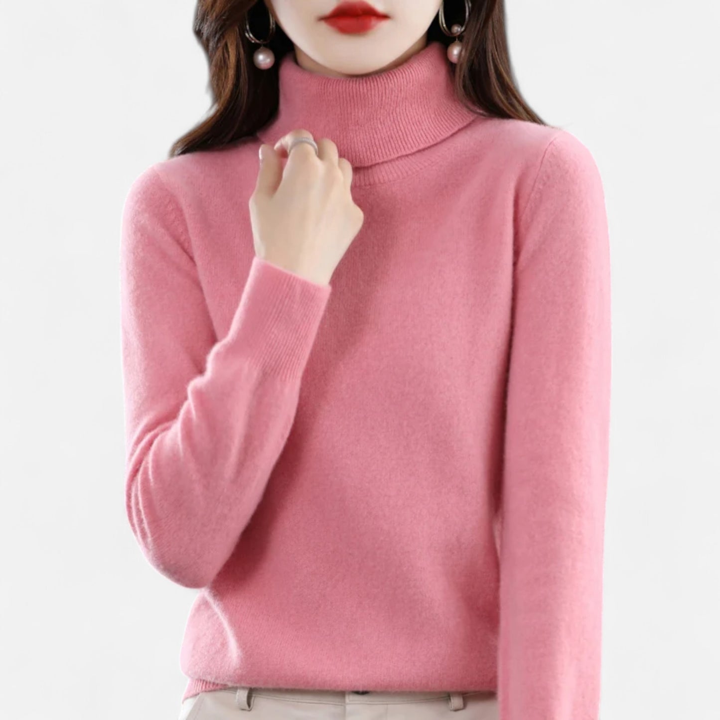 La Cartiera | Women’s Merino Wool Turtleneck Sweater