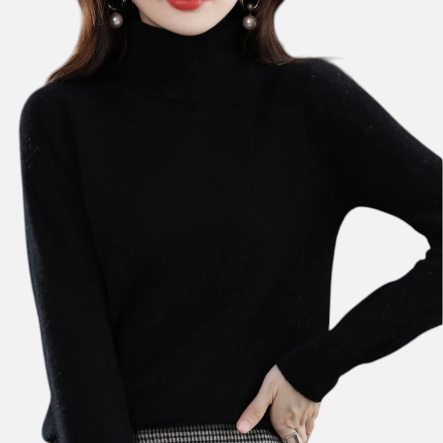 La Cartiera | Women’s Merino Wool Turtleneck Sweater