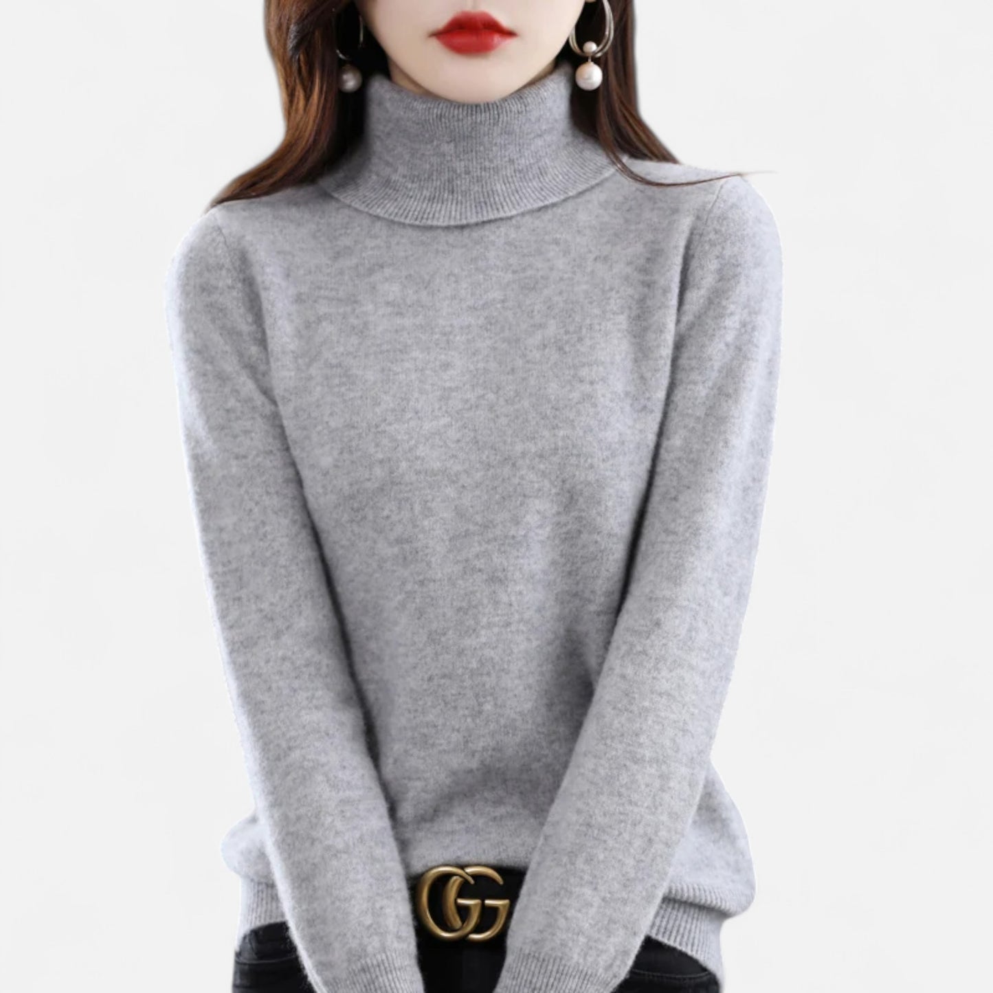 La Cartiera | Women’s Merino Wool Turtleneck Sweater