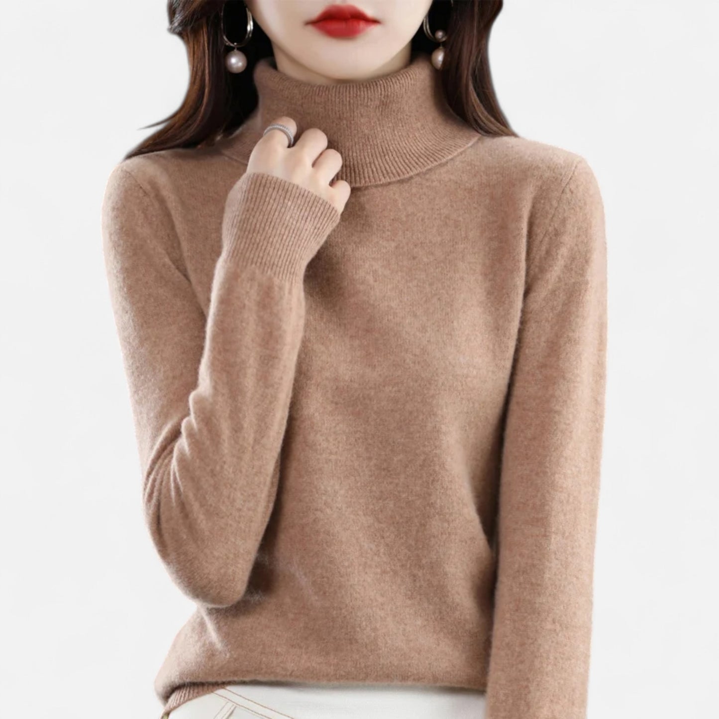 La Cartiera | Women’s Merino Wool Turtleneck Sweater