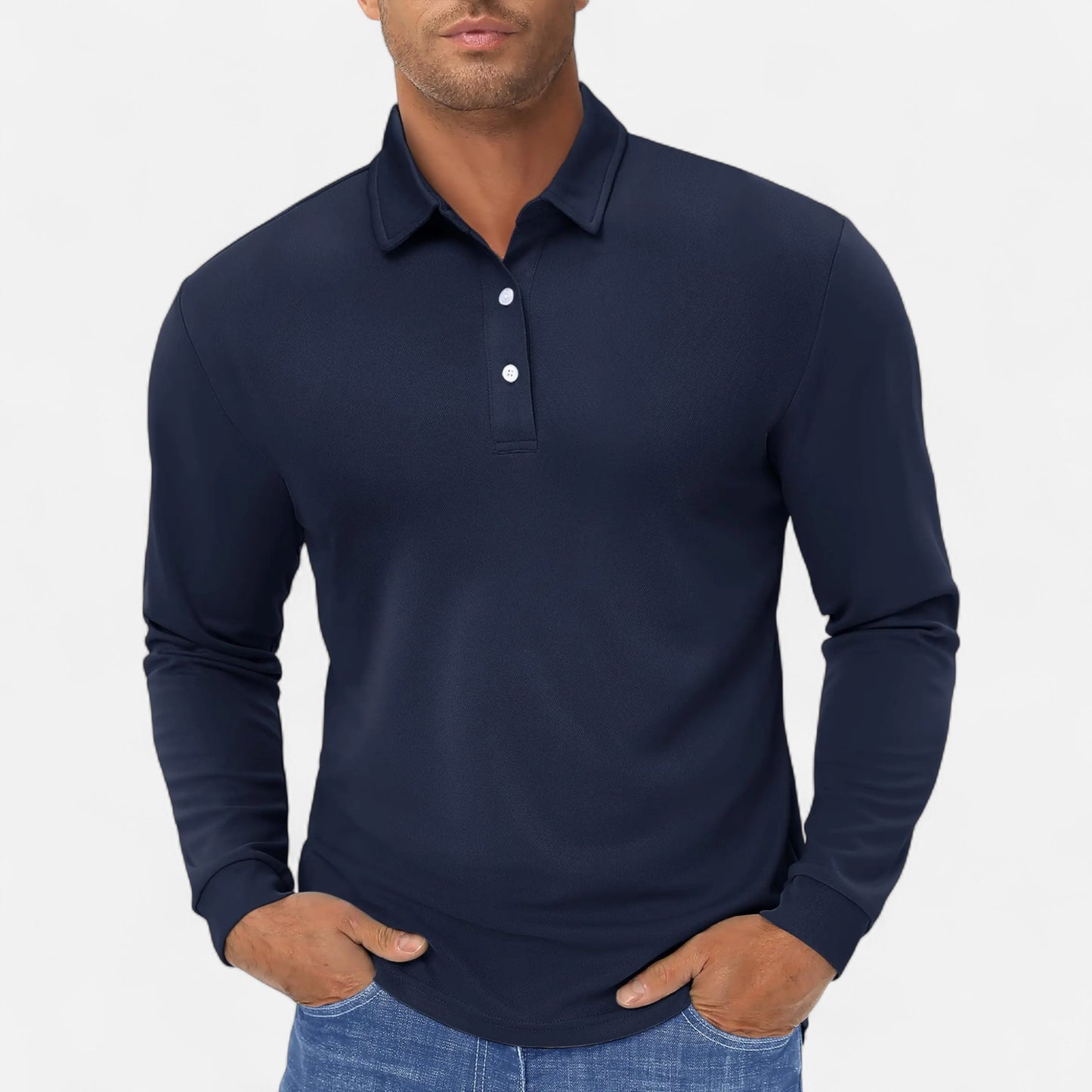 La Cartiera | Men’s Long-Sleeve Quick-Dry Polo Shirt
