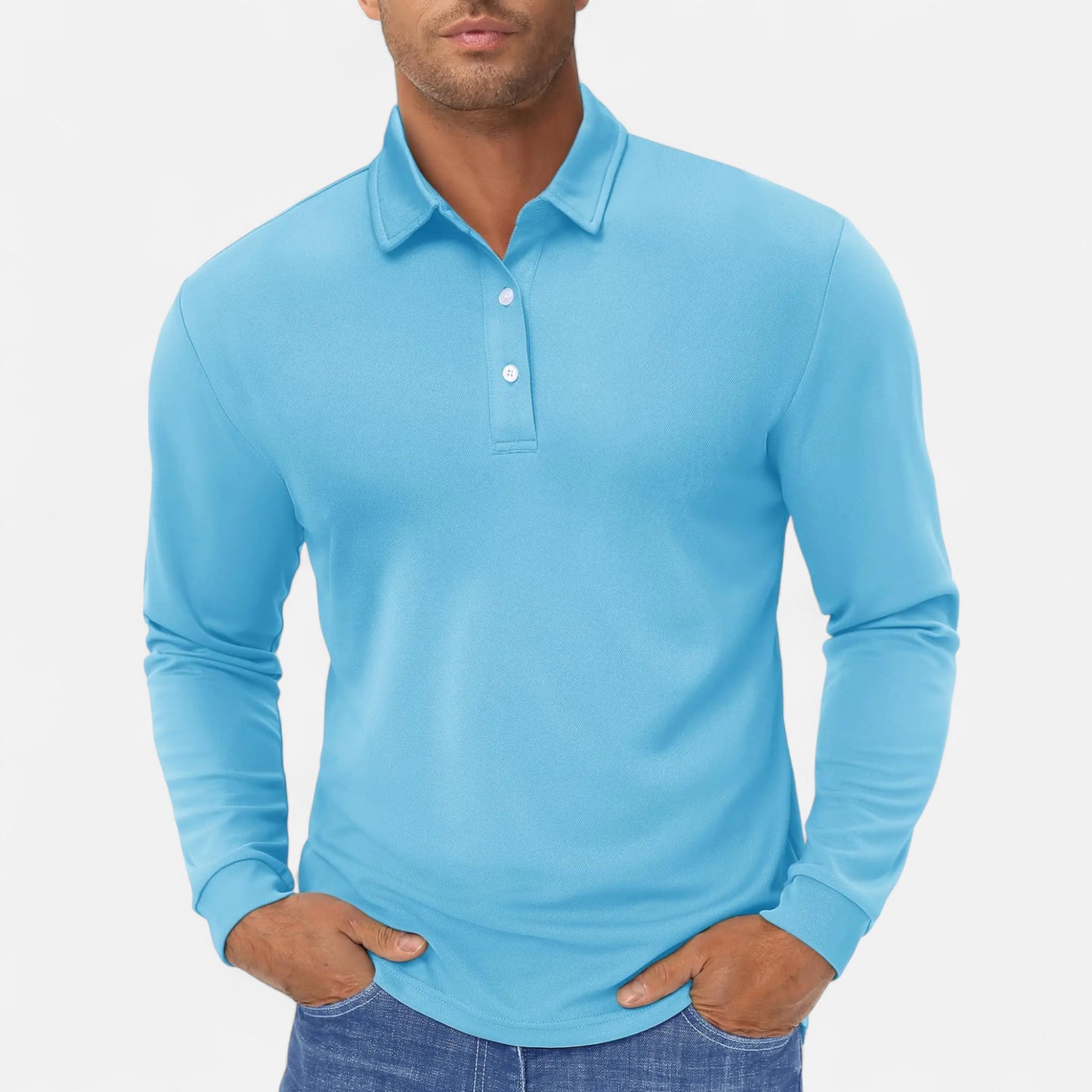 La Cartiera | Men’s Long-Sleeve Quick-Dry Polo Shirt