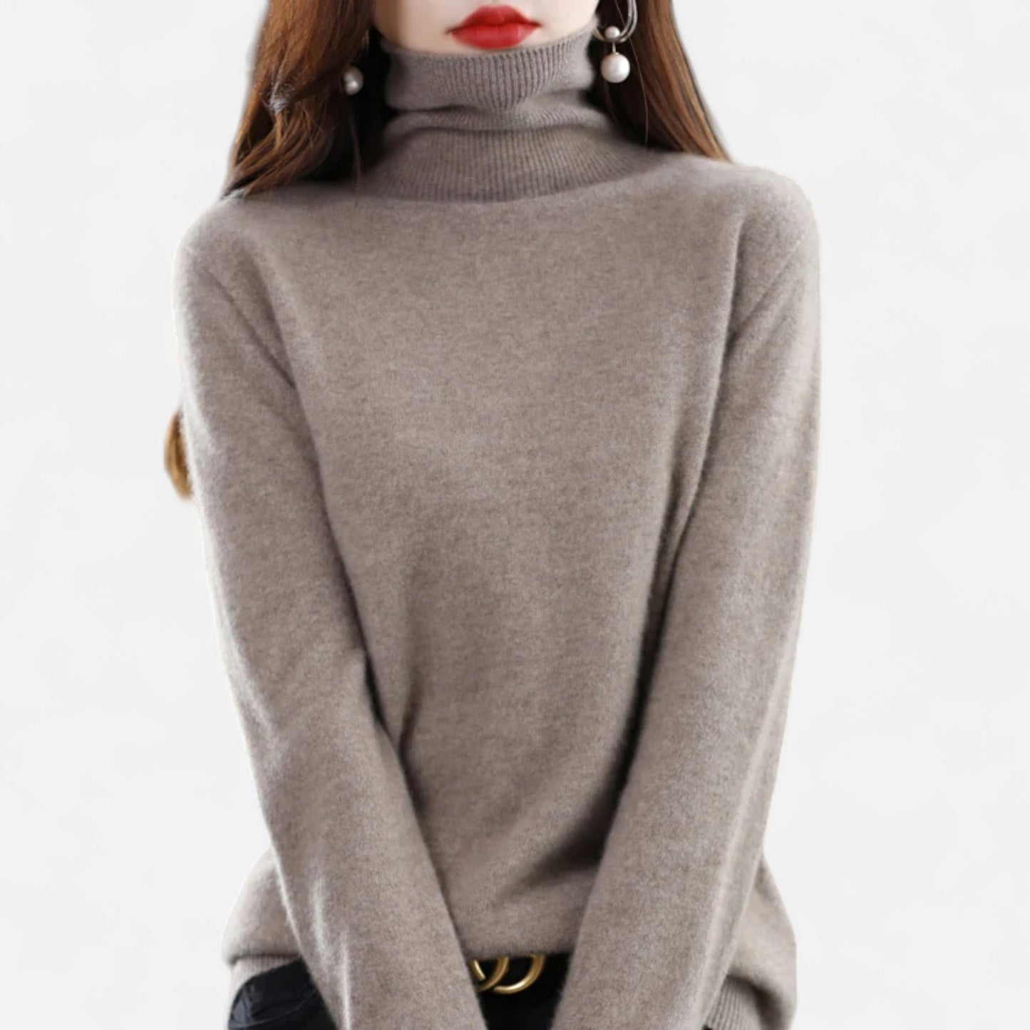 La Cartiera | Women’s Merino Wool Turtleneck Sweater