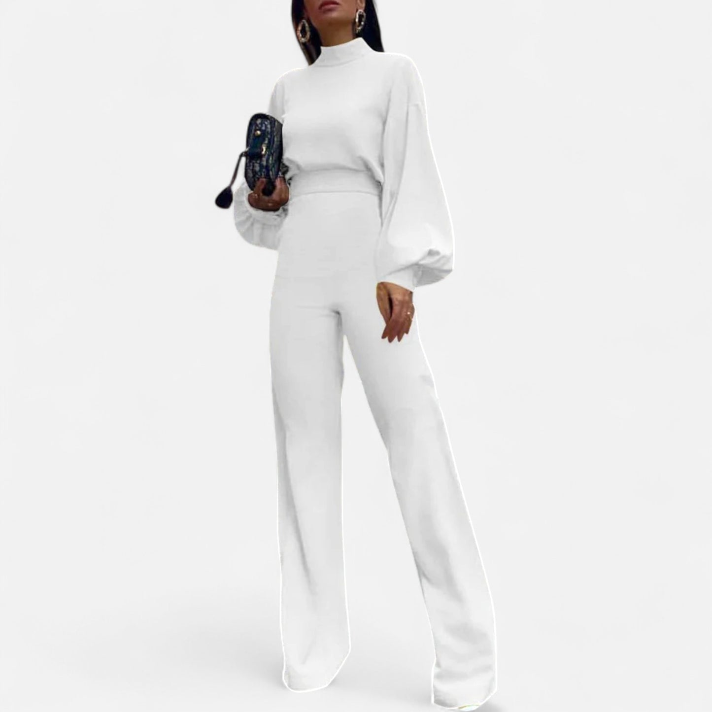 La Cartiera | Women’s Wide-Leg High-Waist Jumpsuit