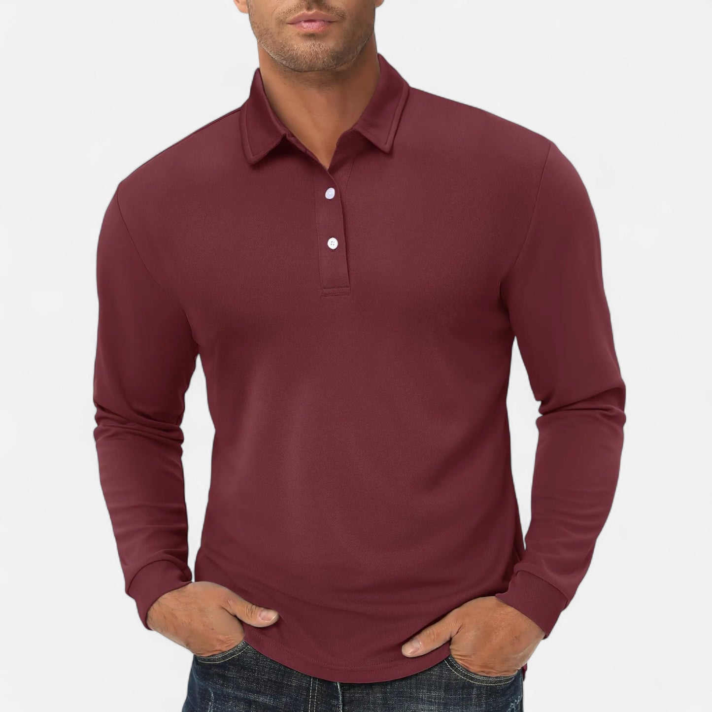 La Cartiera | Men’s Long-Sleeve Quick-Dry Polo Shirt