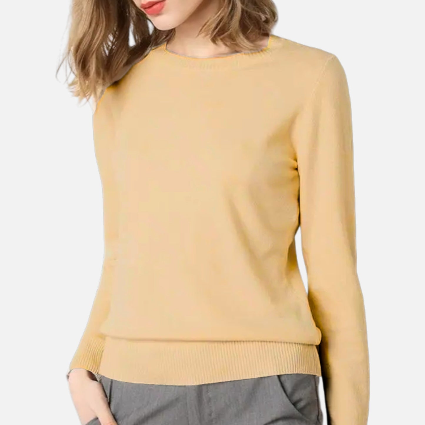 La Cartiera | Women’s Merino Wool Crewneck Sweater