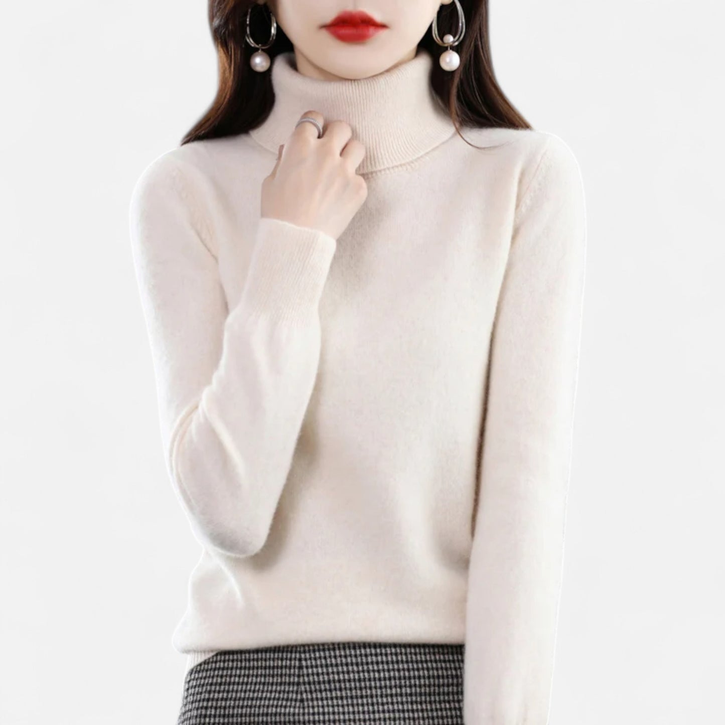 La Cartiera | Women’s Merino Wool Turtleneck Sweater