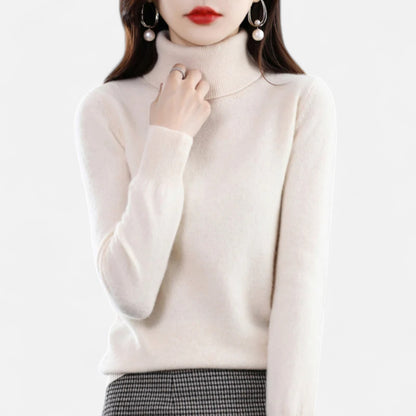 La Cartiera | Women’s Merino Wool Turtleneck Sweater