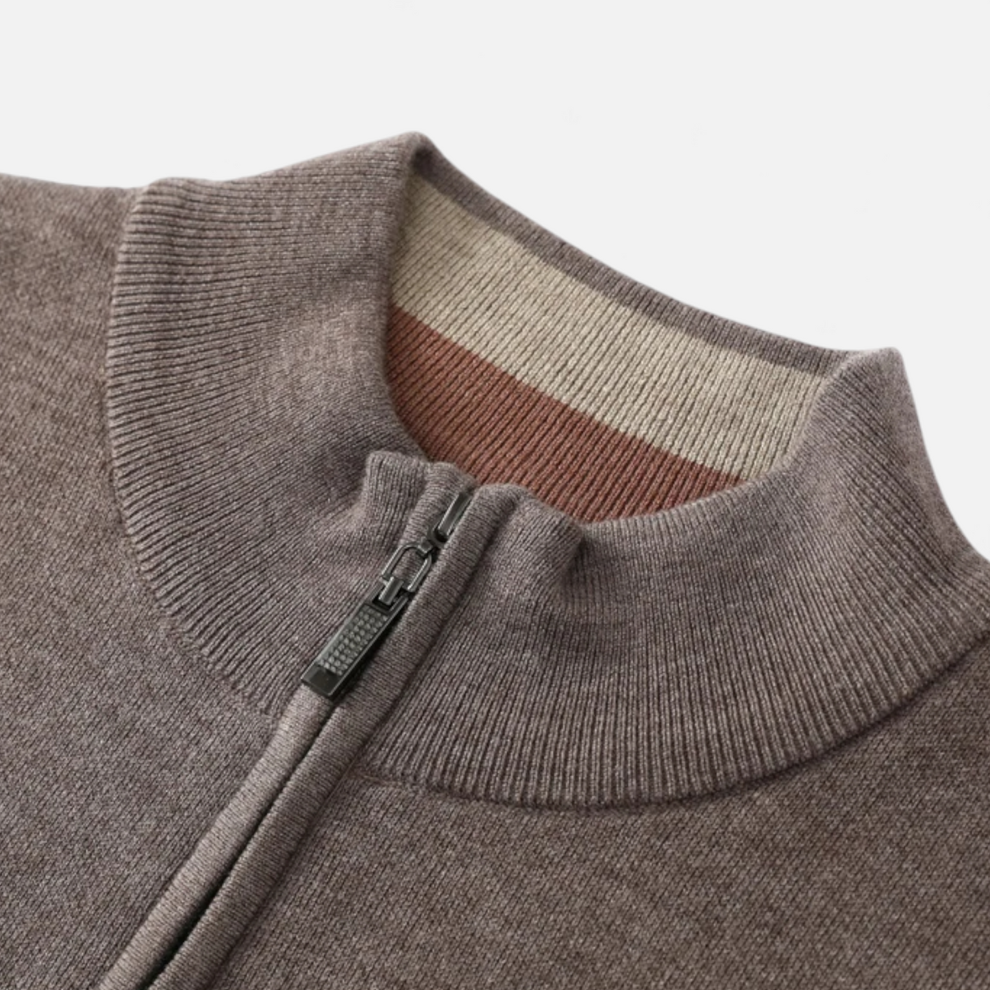 La Cartiera | Men’s Merino Wool Half-Zip Sweater