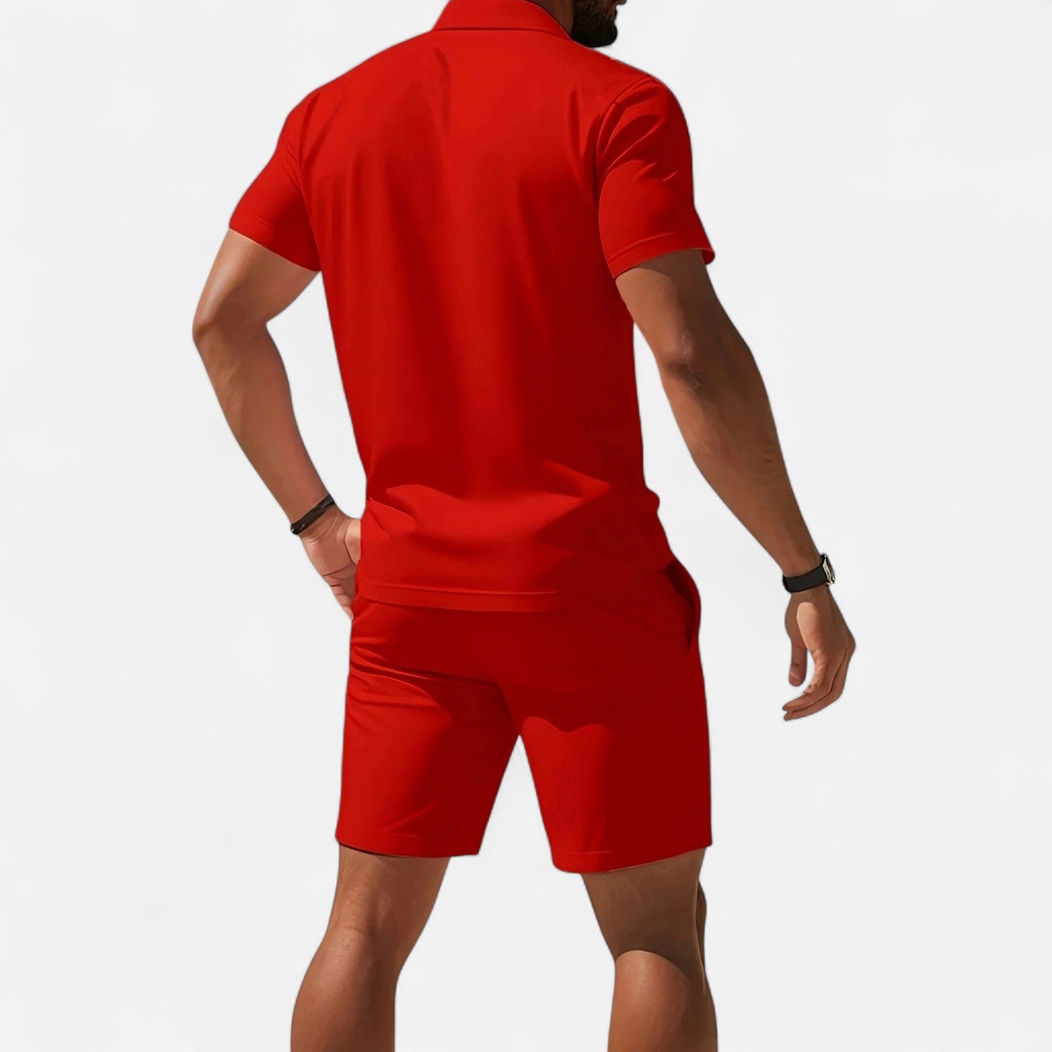 La Cartiera | Two‑Piece Beachwear – Sandstone Linen Ensemble