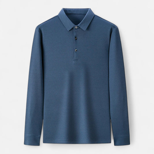 La Cartiera | Men’s Long-Sleeve Cotton Polo Shirt
