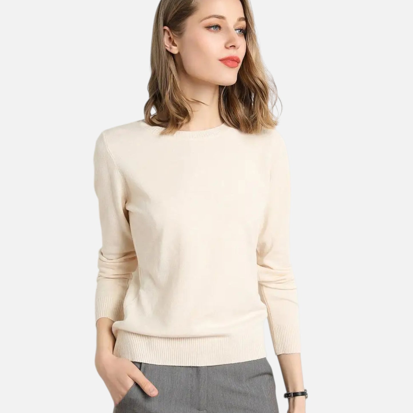La Cartiera | Women’s Merino Wool Crewneck Sweater
