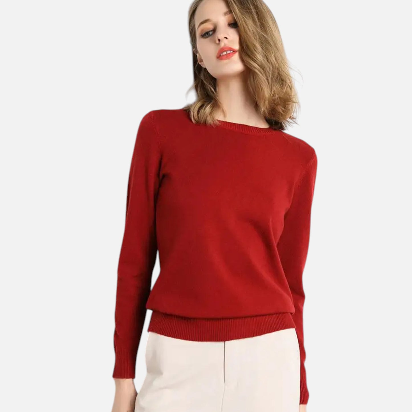 La Cartiera | Women’s Merino Wool Crewneck Sweater