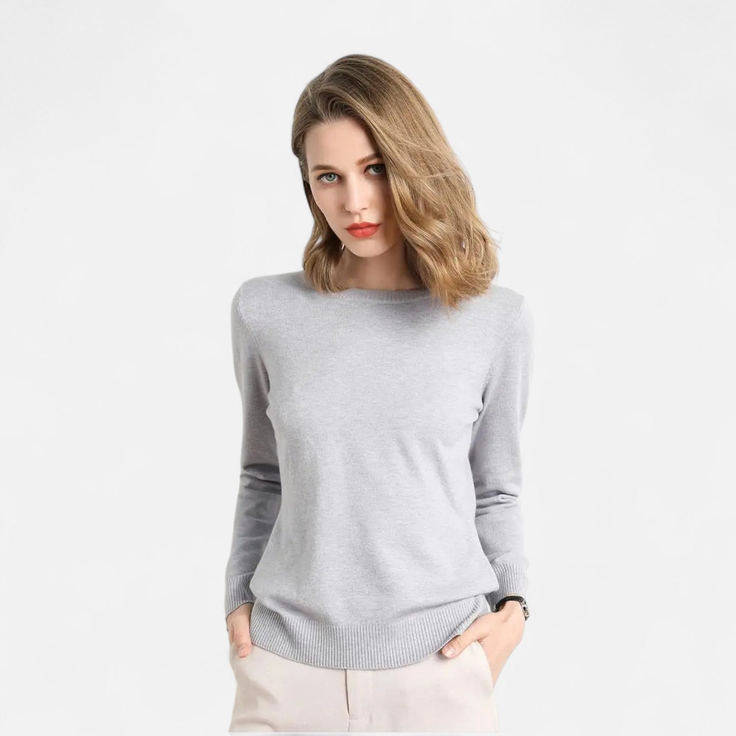 La Cartiera | Women’s Merino Wool Crewneck Sweater