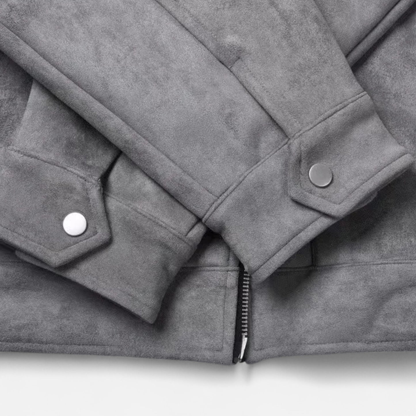 La Cartiera | Men’s Oversized Suede Zip Jacket