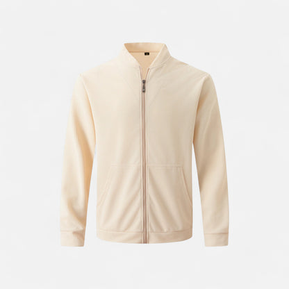 La Cartiera | Men’s Solid Colour Zip Baseball Jacket