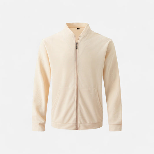 La Cartiera | Men’s Solid Colour Zip Baseball Jacket