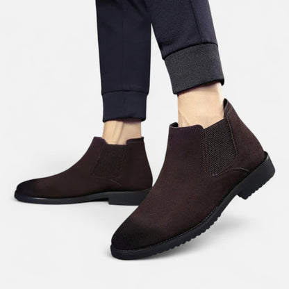 La Cartiera | Men’s High-Top Leather Chelsea Martin Boots