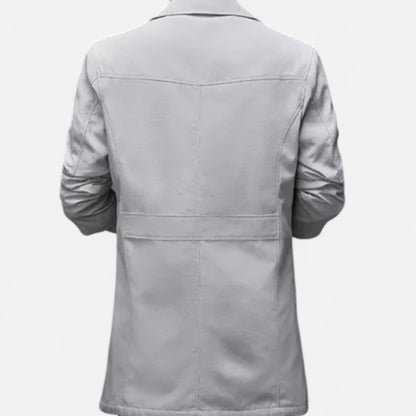 La Cartiera | Men’s Heritage Long Lapel-Collar Windbreaker Coat
