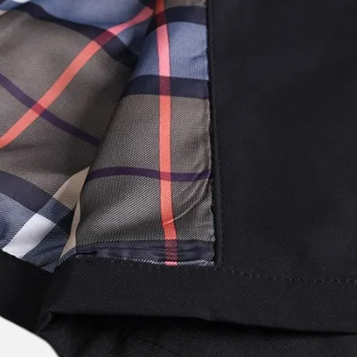 La Cartiera | Men’s Heritage Long Lapel-Collar Windbreaker Coat