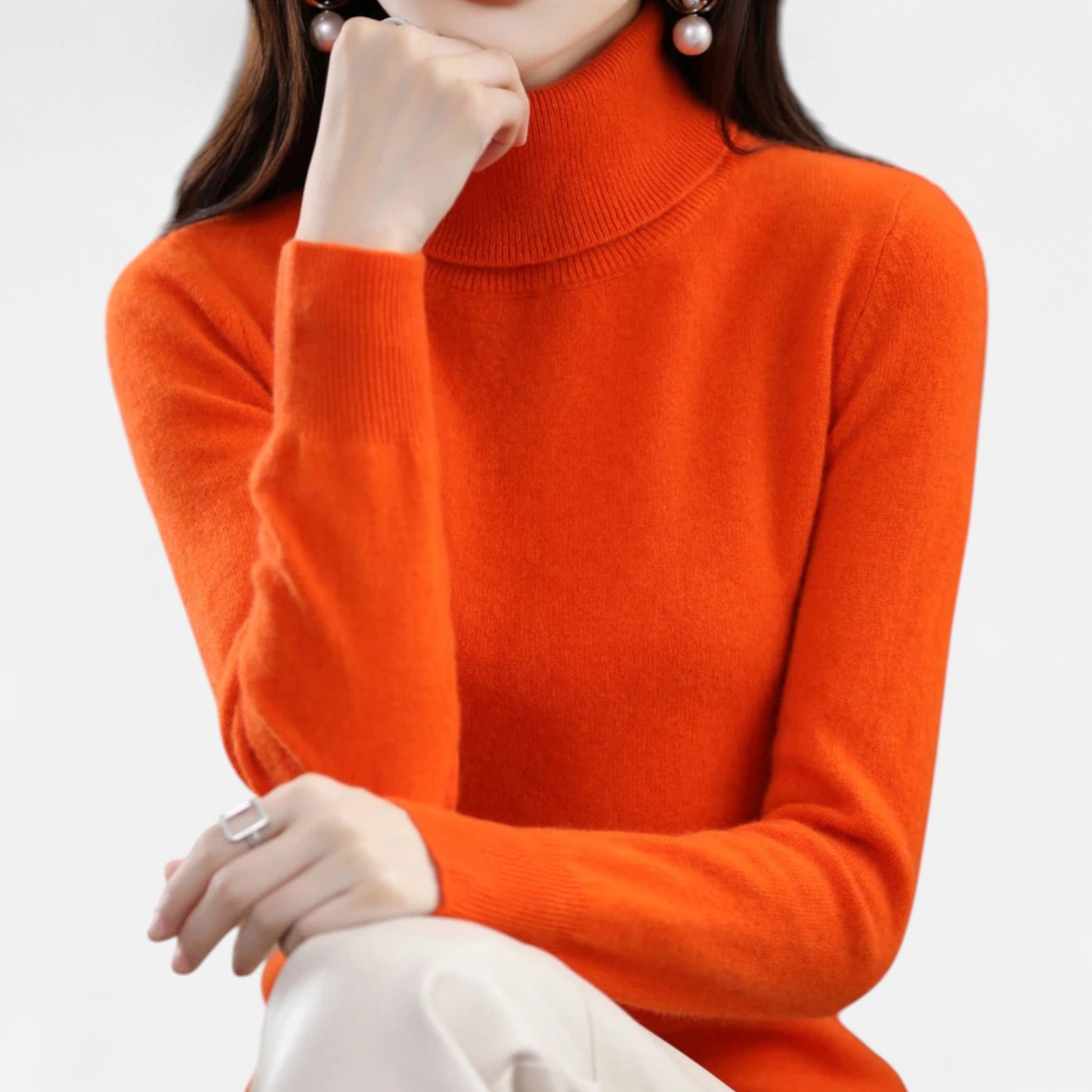 La Cartiera | Women’s Merino Wool Turtleneck Sweater