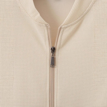 La Cartiera | Men’s Solid Colour Zip Baseball Jacket
