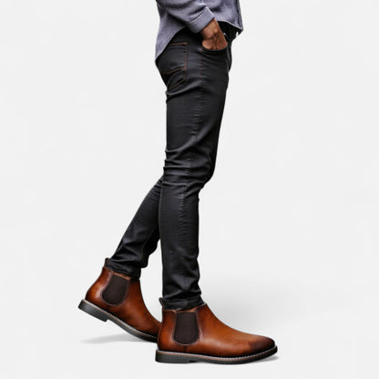 La Cartiera | Men's Classic Leather Chelsea Boots