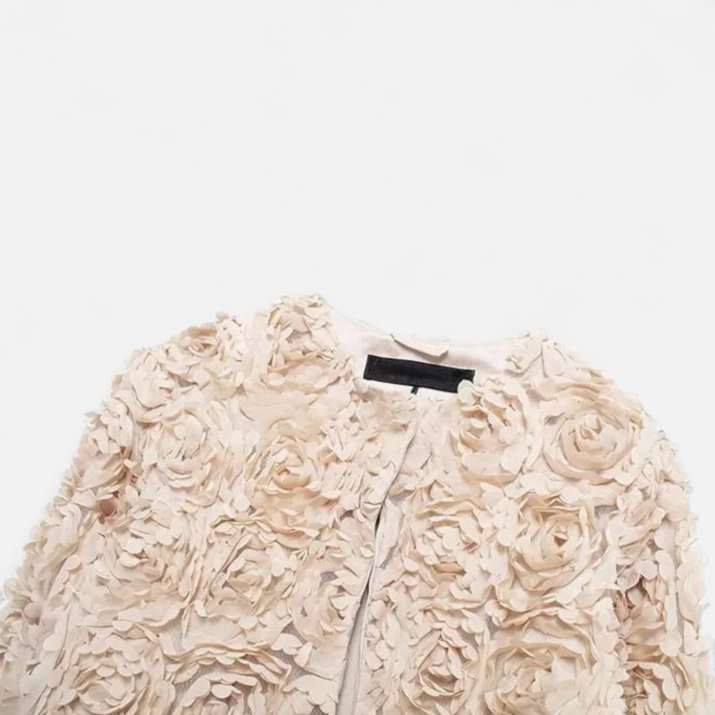 La Cartiera | Women’s Elegant Textured Floral Jacket