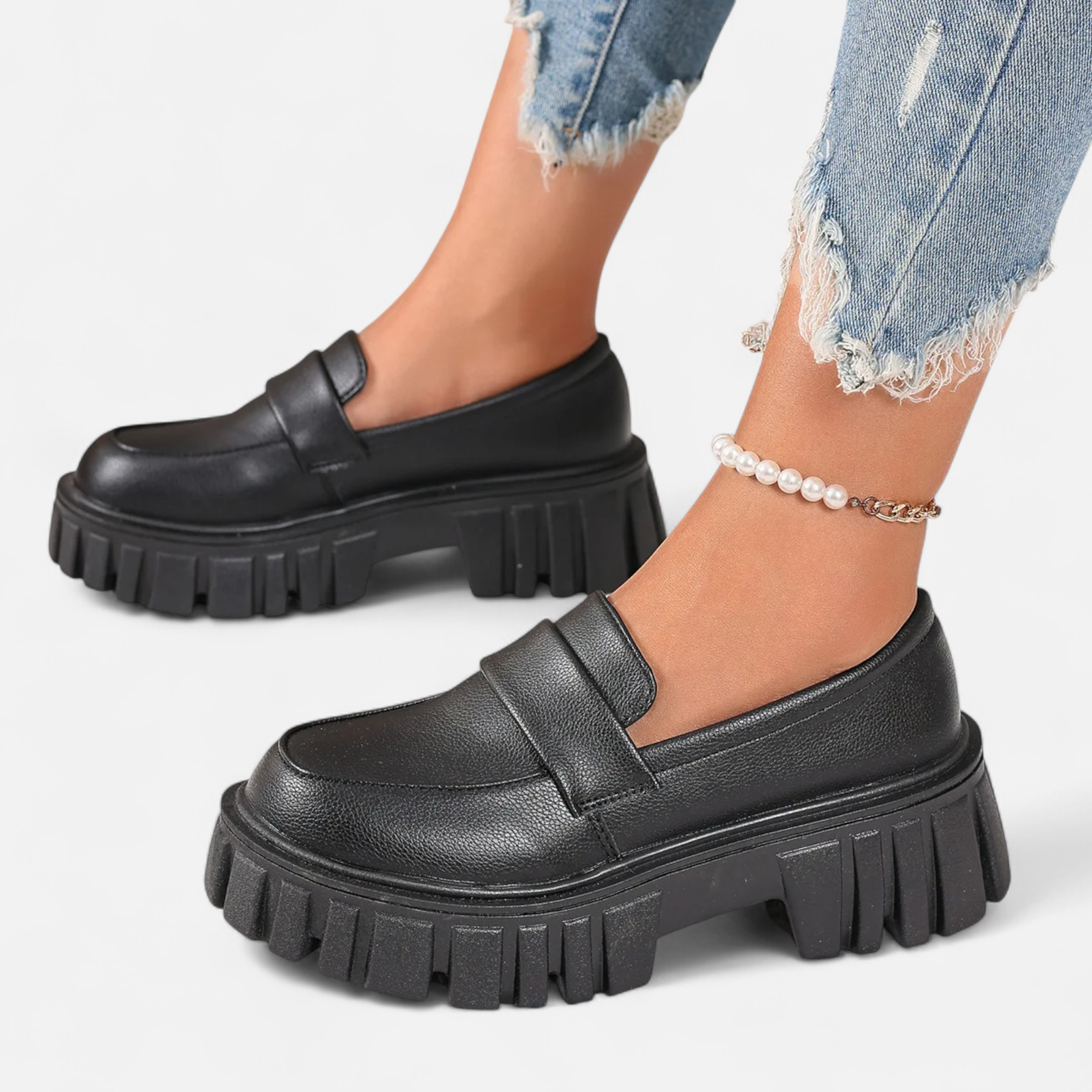 La Cartiera | Women’s Chunky Sole Loafer Sneakers