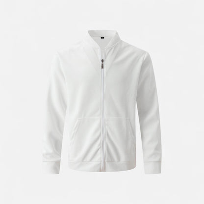 La Cartiera | Men’s Solid Colour Zip Baseball Jacket