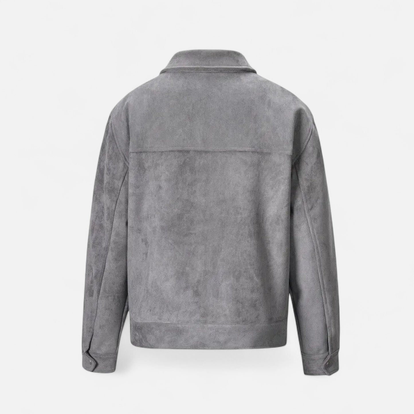 La Cartiera | Men’s Oversized Suede Zip Jacket