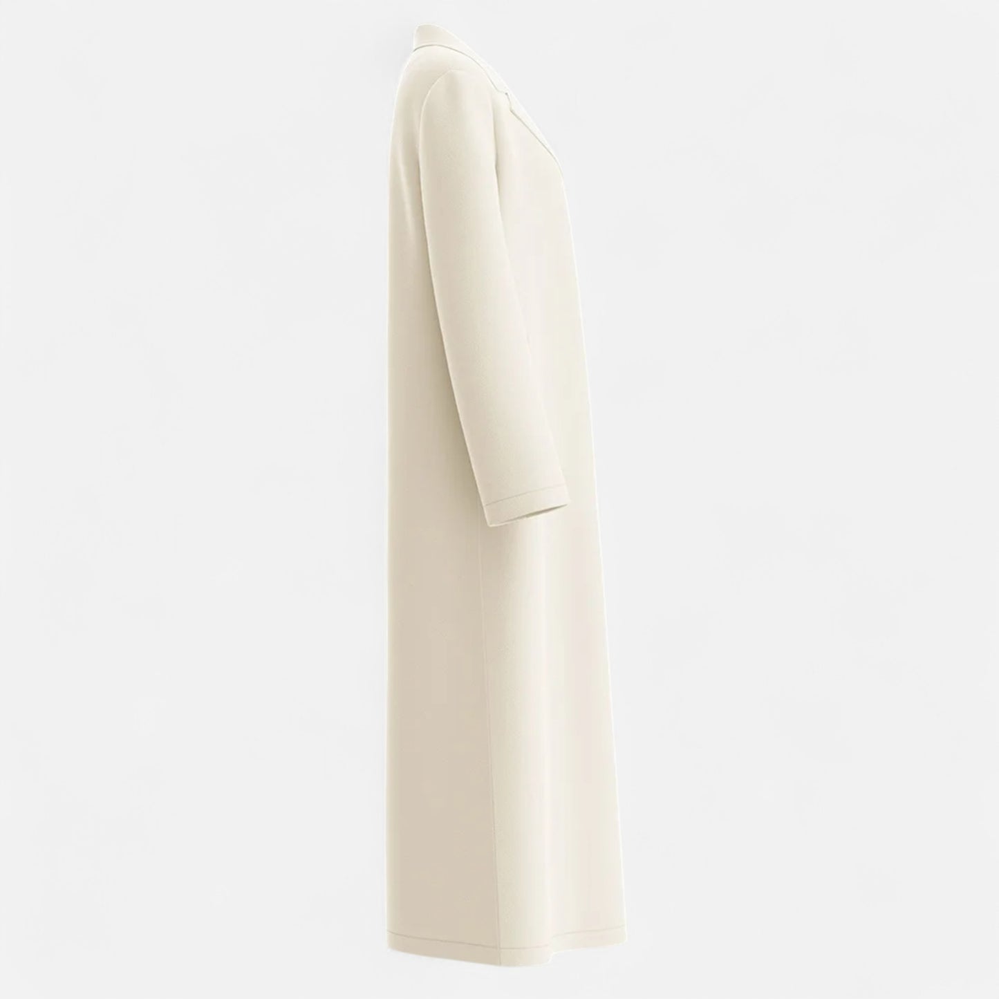 La Cartiera | Women’s Plain White Lapel Coat