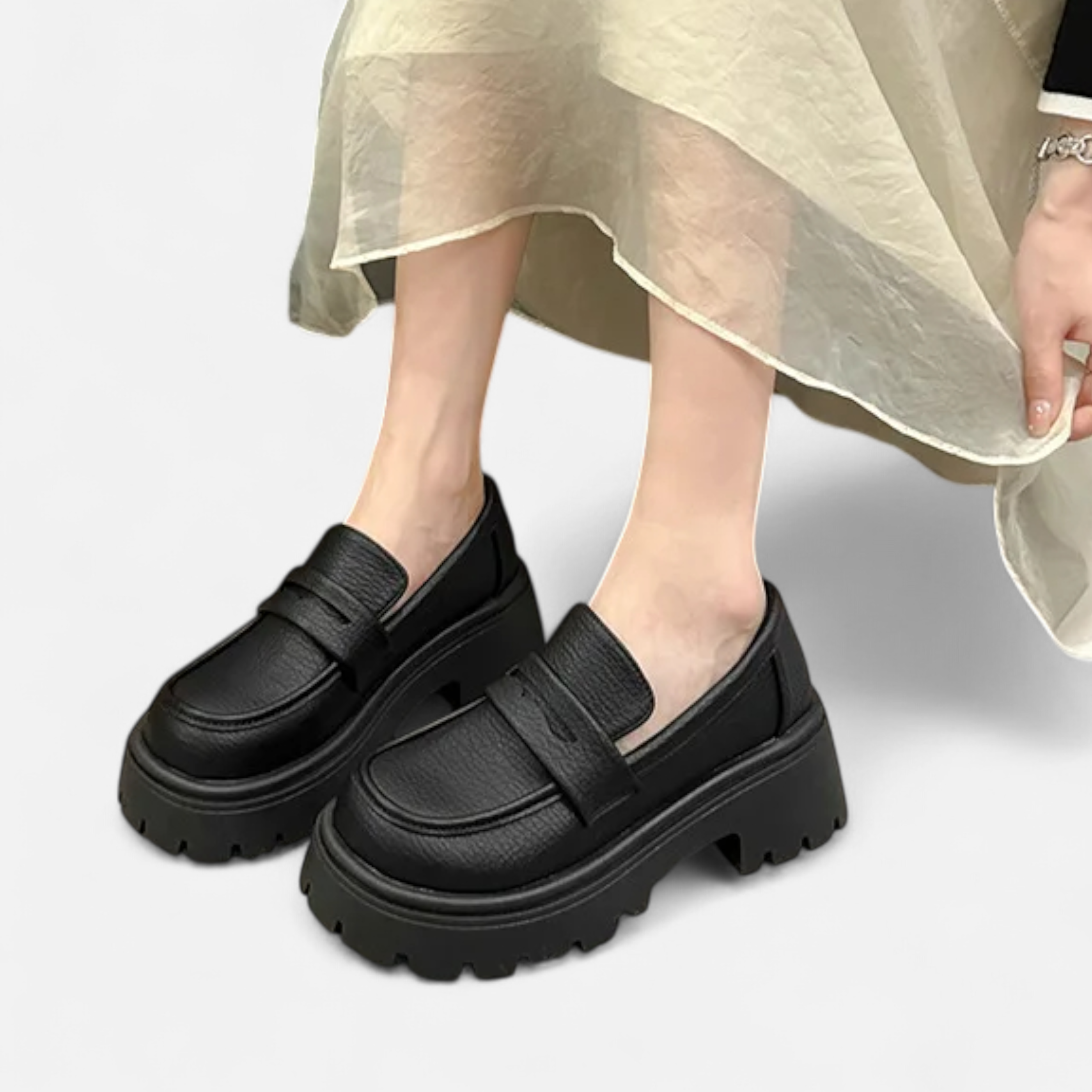 La Cartiera | Women’s Chunky Sole Loafer Sneakers