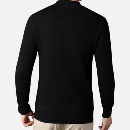 La Cartiera | Men’s Solid Colour Mock Neck Sweater