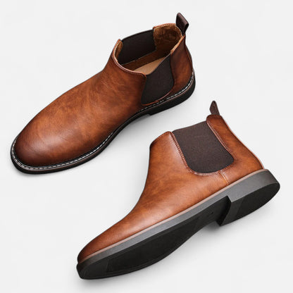 La Cartiera | Men's Classic Leather Chelsea Boots