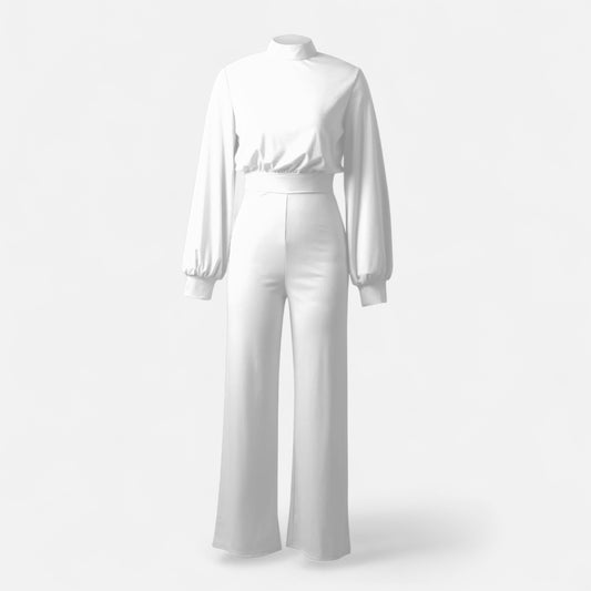La Cartiera | Women’s Wide-Leg High-Waist Jumpsuit