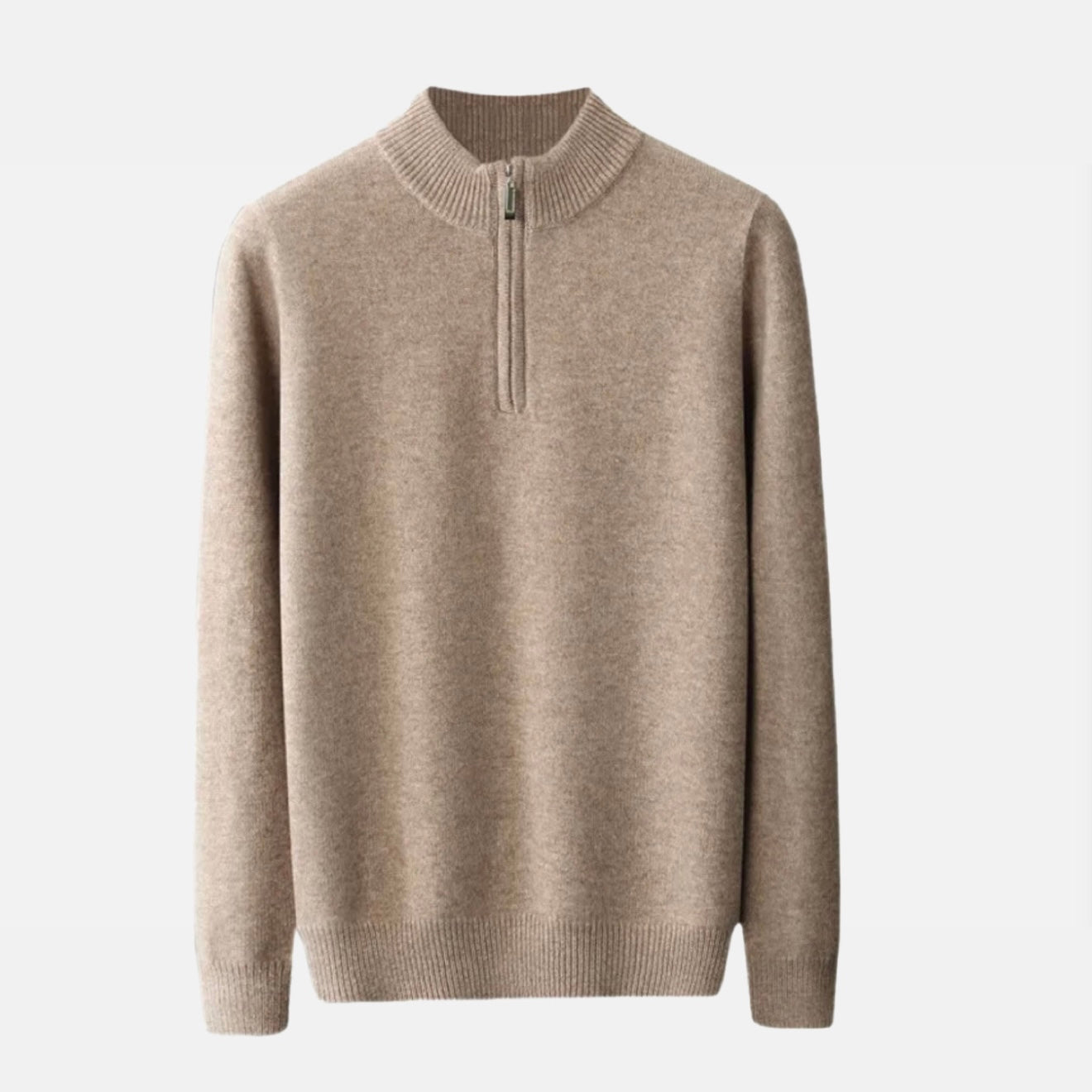 La Cartiera | Men’s Merino Wool Half-Zip Sweater